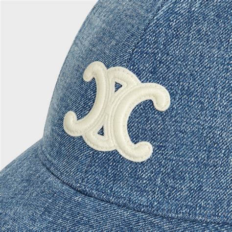 Celine denim baseball cap